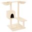 vidaXL Rascador para gatos con postes para rascar color crema 82 cm, , large indicador imagen numero 1