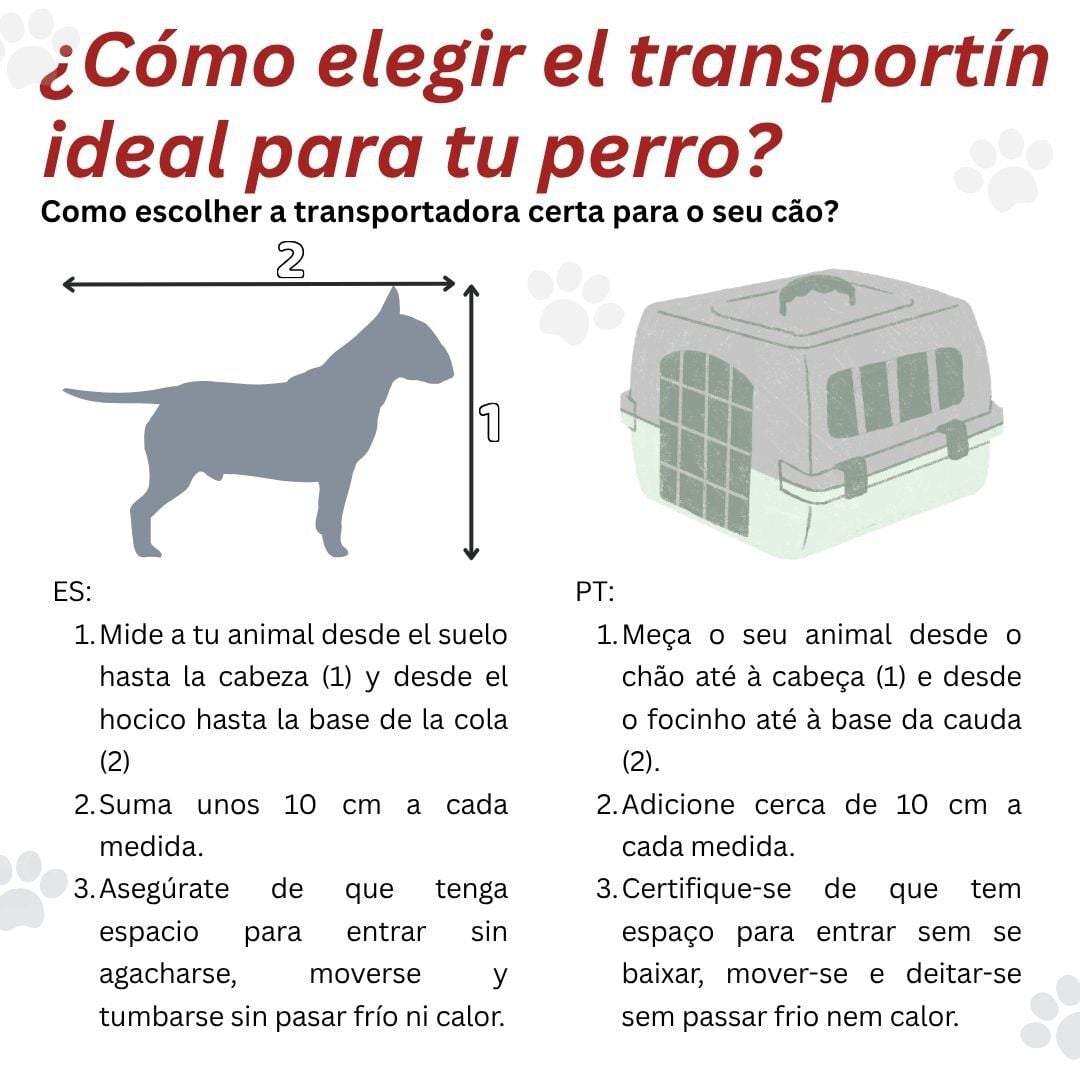 TK-Pet Barcelona Transport&iacute;n de pl&aacute;stico para perros y gatos, , large Imagen numero 6
