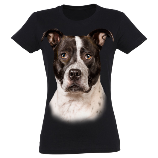 Camiseta Mujer Pitbull color Negro, , large image number null