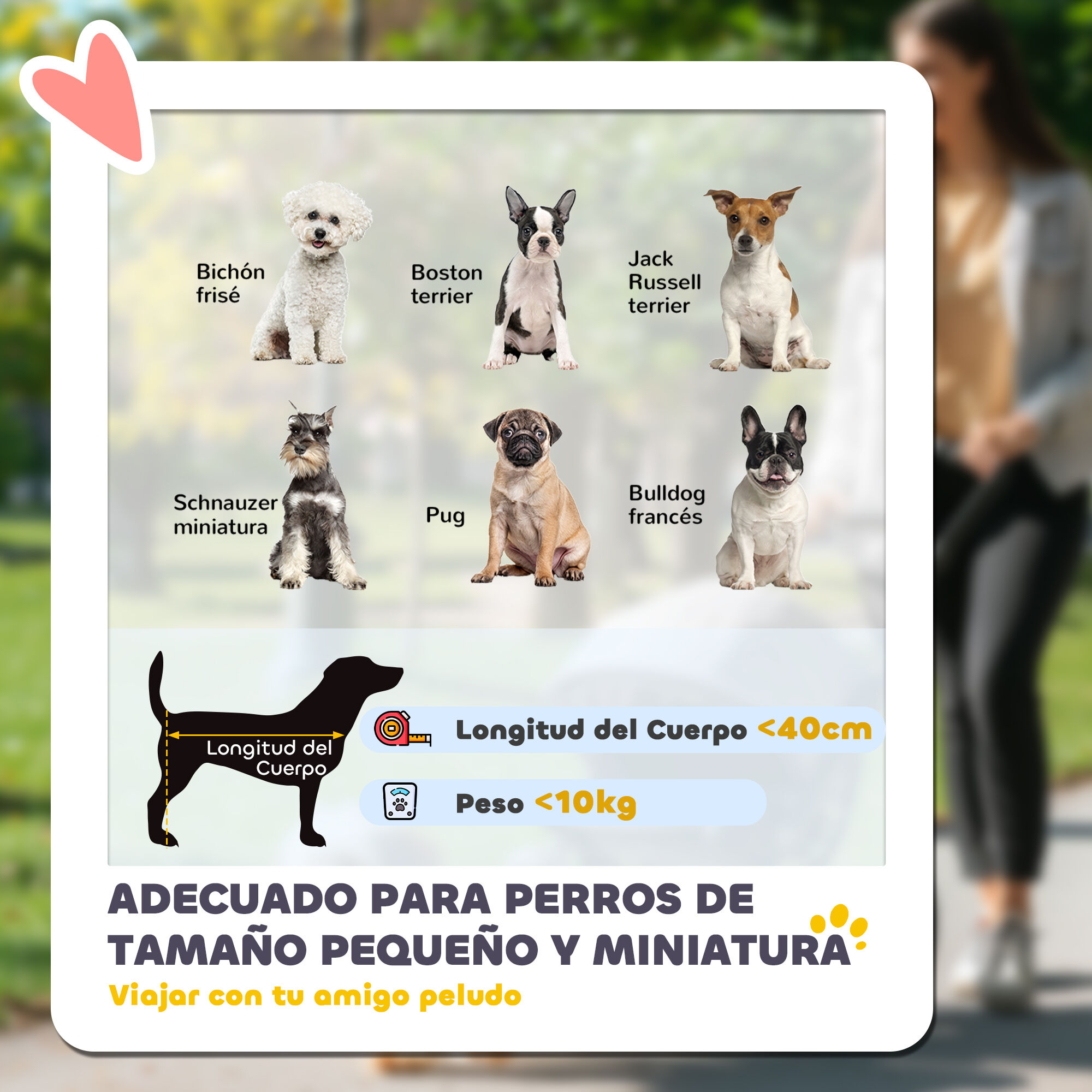 PawHut Cochecito para Perros Caqui, , large Imagen numero 4