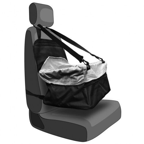 Transport&iacute;n de coche para mascotas color Gris, , large Imagen numero 4