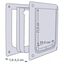 Puerta para perro pequeña color Blanco, , large indicador imagen numero 3