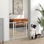 PawHut Barrera para Perros Puerta para Perros con Ancho Ajustable 76-104 cm Barrera de Seguridad para Perros con 2 Extensiones para Escaleras y Puertas Blanco, , large indicador imagen numero 2