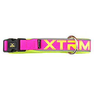X-TRM Neon Flash Collar Fucsia para perros