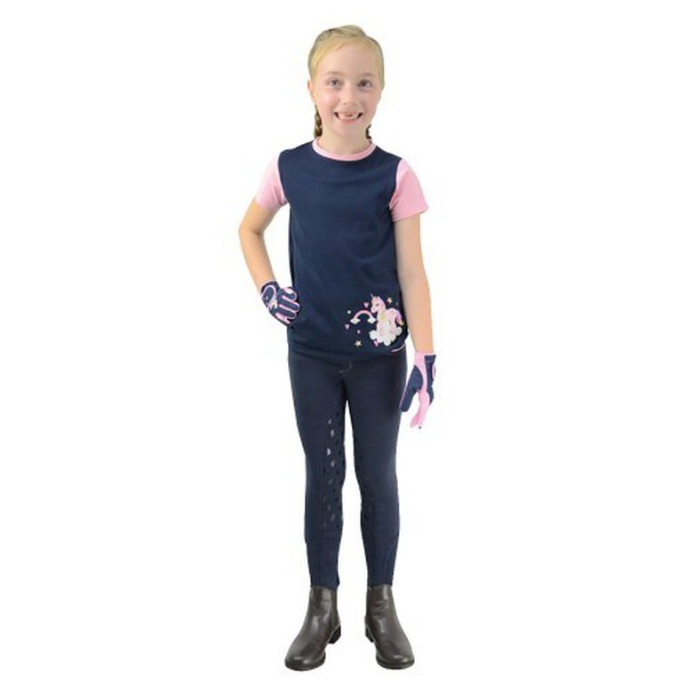 Camiseta de montar Little Unicorn niñas color Rosa candy/Azul Marino, , large image number null