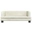 vidaXL Cama para perros de terciopelo crema 60x40x30 cm, , large indicador imagen numero 7