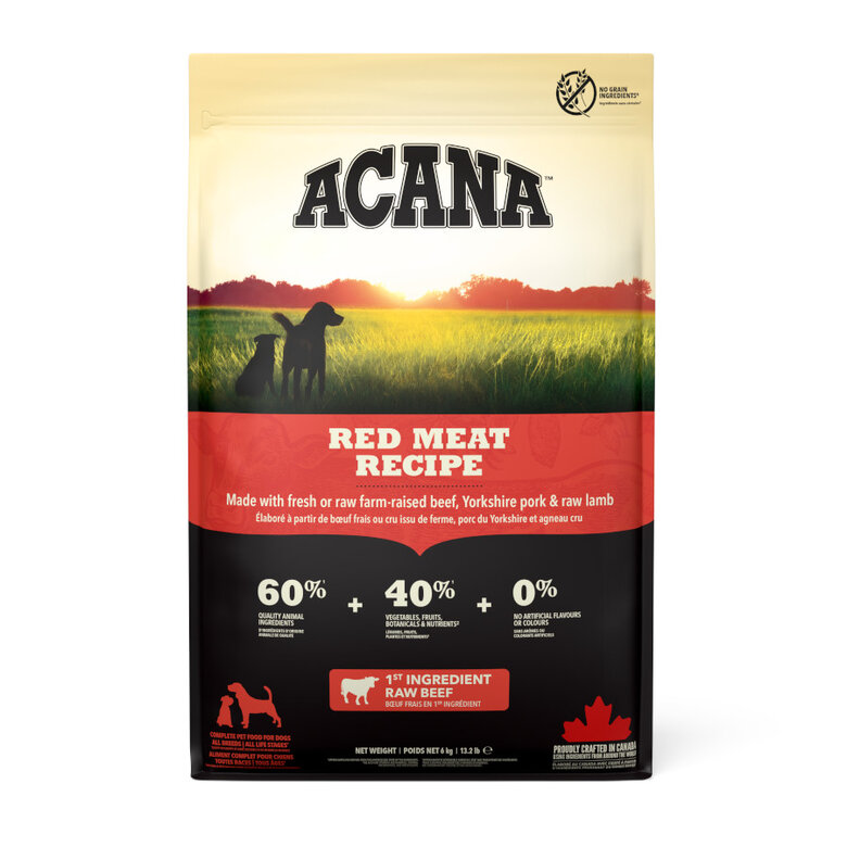 6 kg Acana Red Meat pienso para perros