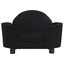 vidaXL Cama para perros de terciopelo negra 66x40x45 cm, , large indicador imagen numero 2