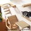 Fukumaru Casa de Pared para Gatos de Madera Natural 40&times;30&times;45,7 cm | T&uacute;nel con 3 Orificios 16 cm | Estilo Natural | Compatible con Wall Jungle, , large indicador imagen numero 5