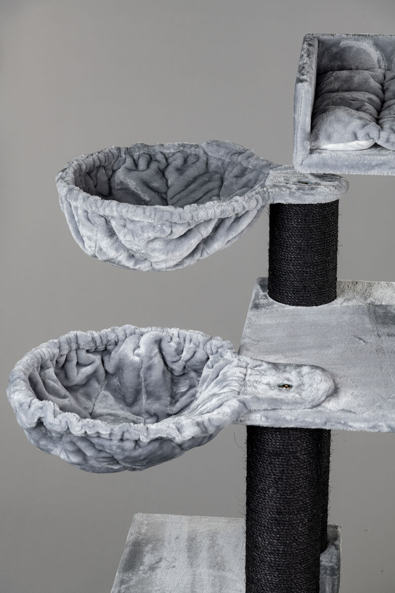 RHRQuality rascador paradise blackline gris oscuro para gatos thumbnail