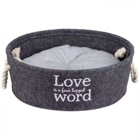 Cama Lian para perros color Gris