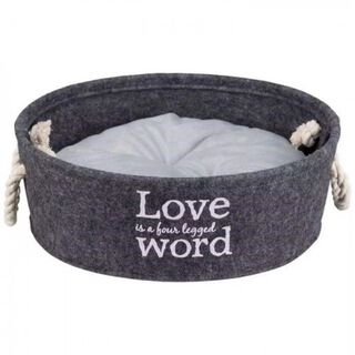 Cama Lian para perros color Gris