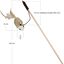 Set Premium de 4 Piezas Resistentes para el Ingenio y Entretenimiento de Mascotas | Juguetes Interactivos para Gatos y Gatitos | Kit de Estimulaci&oacute;n con Ca&ntilde;a o Varita de Madera Natural y Plumas, , large indicador imagen numero 3