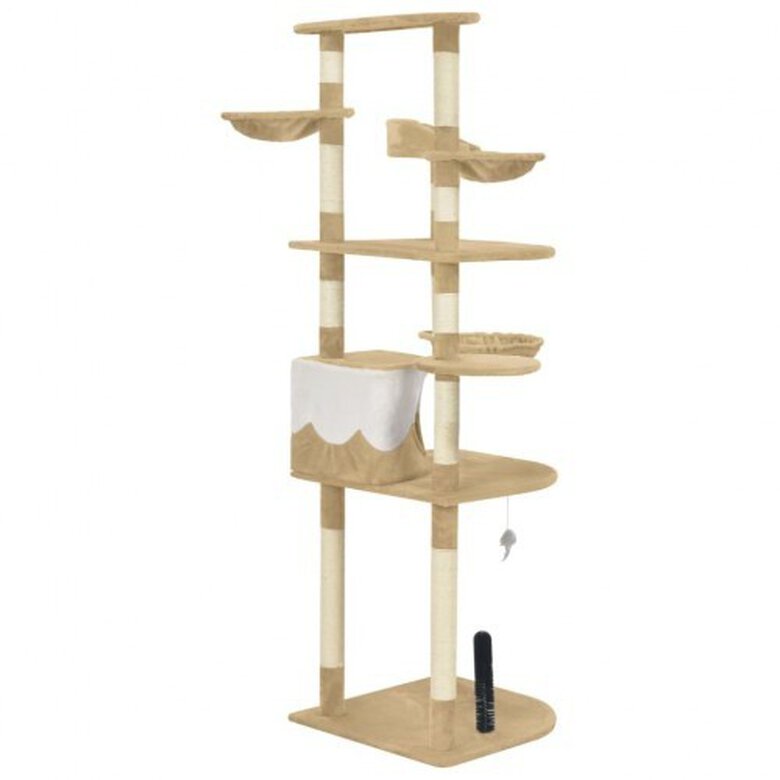 Rascador con sisal para gatos color Beige, , large image number null