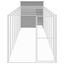 vidaXL Caseta perro corral acero galvanizado gris claro 165x1271x181cm, , large indicador imagen numero 6