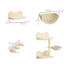 PawHut Estantes para Gatos Beige, , large indicador imagen numero 3