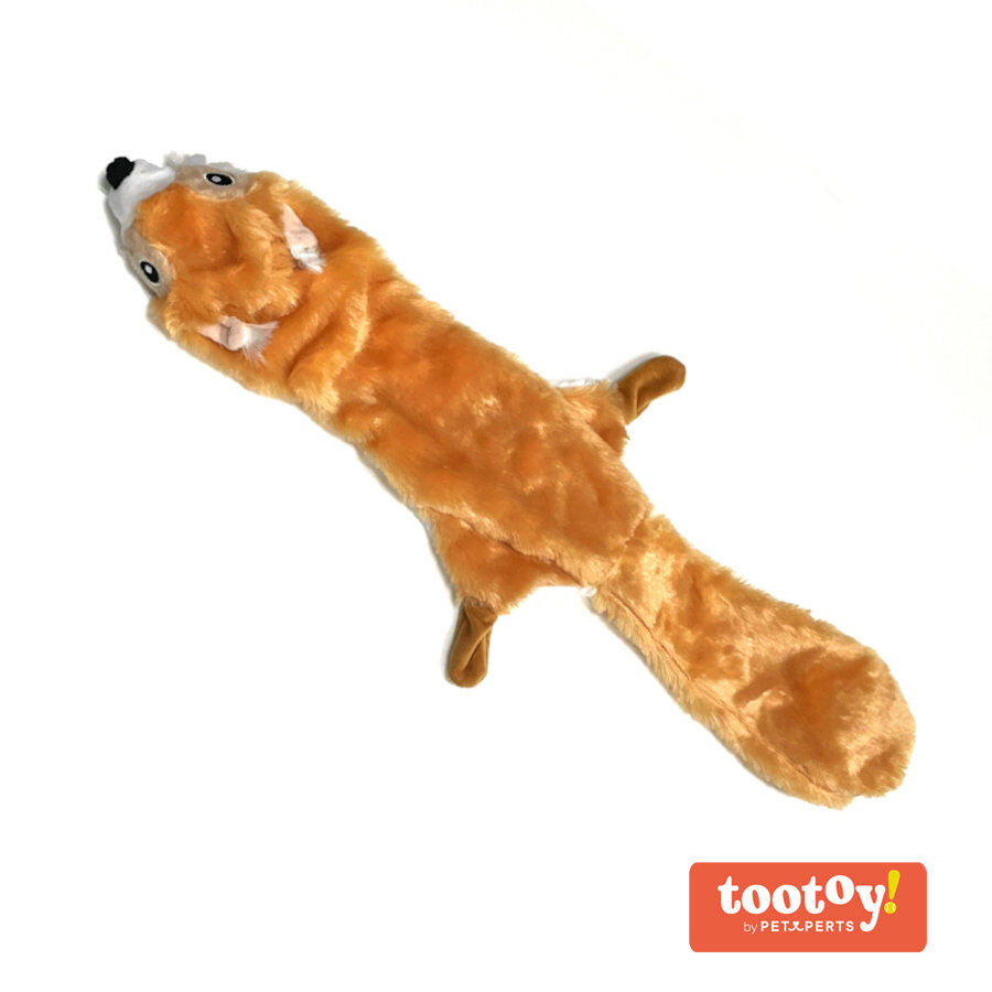 Tootoy! Comfort Skinny Squirrel Cuddler peluche con sonido crujiente para perros thumbnail