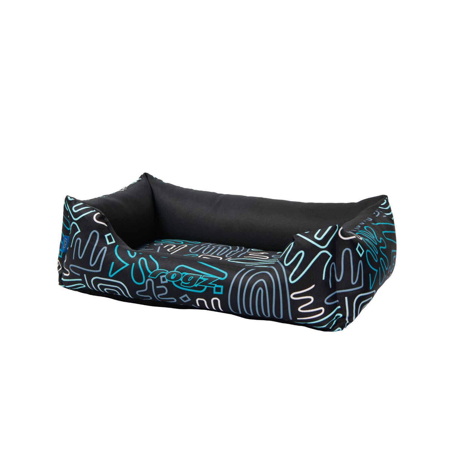 Cama para perro Rogz Graphix 76x51x26cm Estampado Doodle Talla M (12-22kg), , large Imagen numero 5
