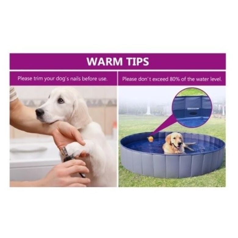Vidaxl piscina refrescante azul para perros thumbnail
