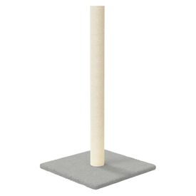 Vida XL Poste rascador gris claro para gatos
