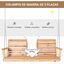 Outsunny Banco Columpio Madera Natural, , large indicador imagen numero 4