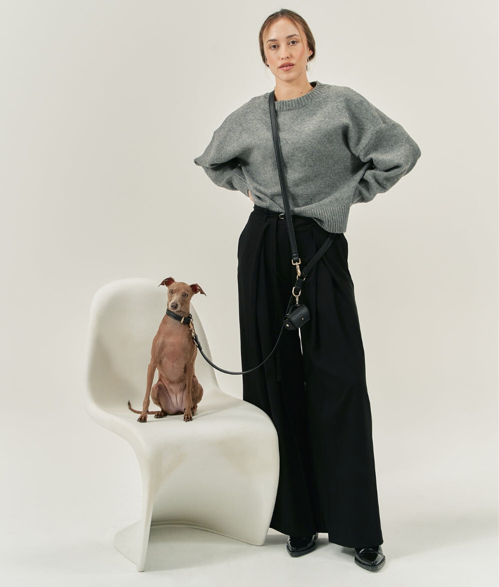 CAFIDE Correa Cuero Vegano Jala Negro, , large Imagen numero 2