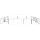 Vidaxl perrera amplia plateada para perros, , large image number null