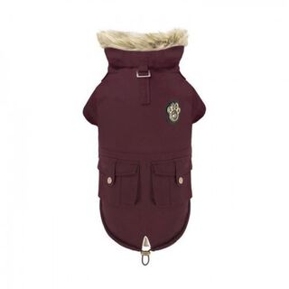 Abrigo Canada Pooch Army Parka para perros color Burdeos