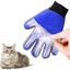Nobleza - Guantes Quita pelos Mascota, Guante para Mascotas de Doble Cara, Cepillo para Perros y Gatos Lavable y Reutilizable para Animales, de Doble Cara para Eliminar el Pelo de Perros y Gatos, Azul, , large indicador imagen numero 1