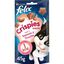 45 g Felix Crispies Salmón y Trucha Bocaditos para gatos, , large indicador imagen numero 1