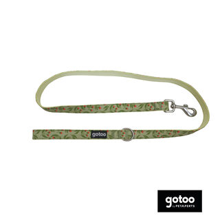 Gotoo Correa estampada floral para perros