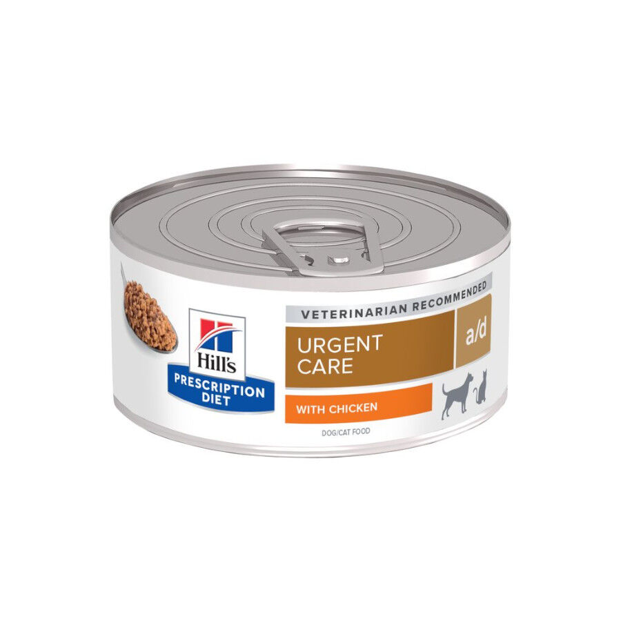 156 g Hill's Prescription Diet Urgent Care a/d Pollo lata para Perros y Gatos, , large Imagen numero 1