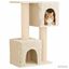 vidaXL &Aacute;rbol para gatos con postes de sisal Muebles Gatos mascotas Rascador, , large indicador imagen numero 3