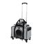 COSTWAY Transport&iacute;n para Mascotas con Ruedas y Asa Telesc&oacute;pica, Transportador para Perros y Gatos con Correa para Hombro, Alfombra Lavable, Ventanas Transpirables, Cremalleras, Gris, , large indicador imagen numero 1