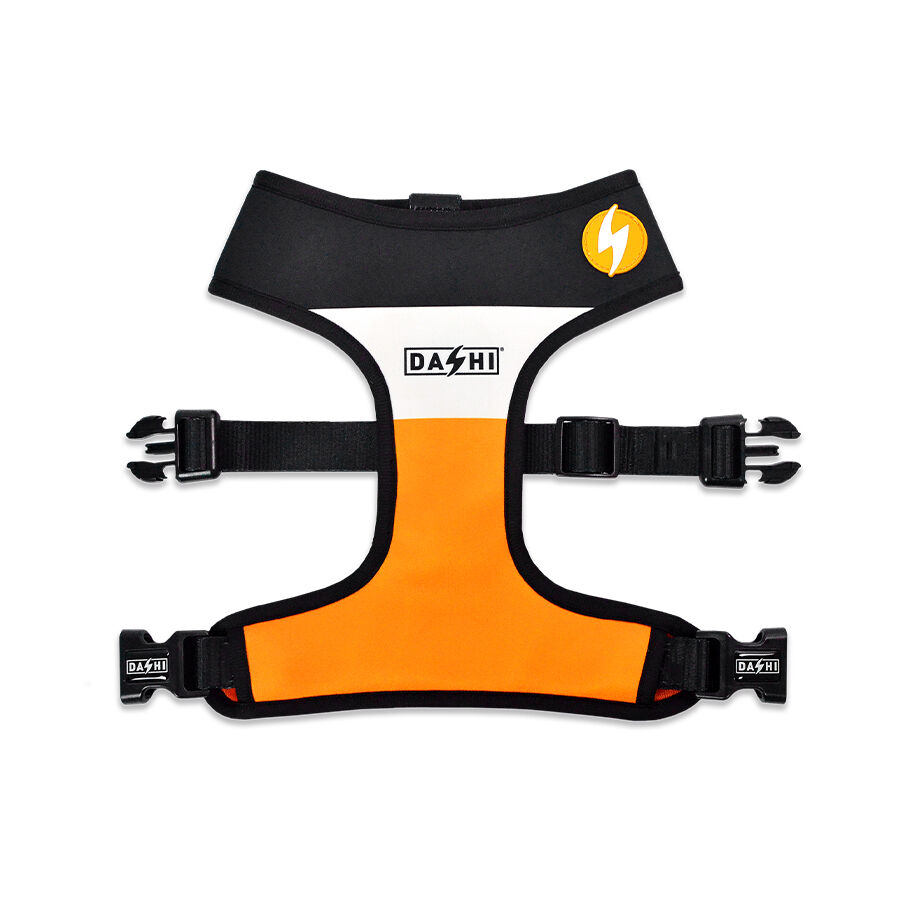 Dashi neo mesh stripes arn&eacute;s naranja y negro para perros, , large Imagen numero 1