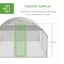 PawHut Gallinero Exterior Grande 380x280x195 cm Jaula para 10-12 Gallinas de Acero Galvanizado con 2 Pisos Cubierta de Tejado Puerta Corral para Pollos Conejos Patos Plata, , large indicador imagen numero 5