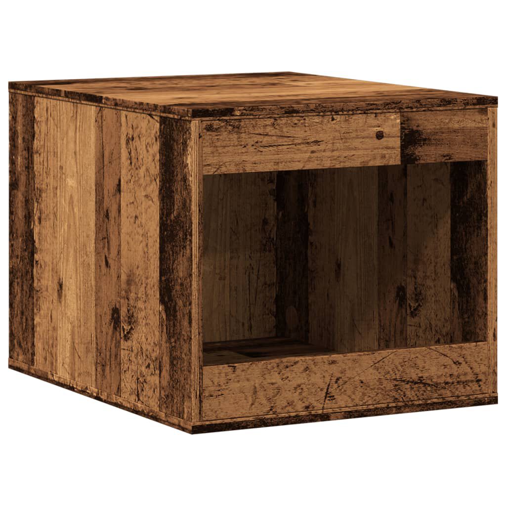 vidaXL Mueble arenero de gatos madera ingenier&iacute;a envejecida 47x59x42cm, , large Imagen numero 1