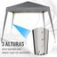Carpa plegable Pop Up para jardín color Gris, , large indicador imagen numero 4