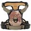 vidaXL Arnés para perros con correa y collar ajustable marrón XL, , large indicador imagen numero 2