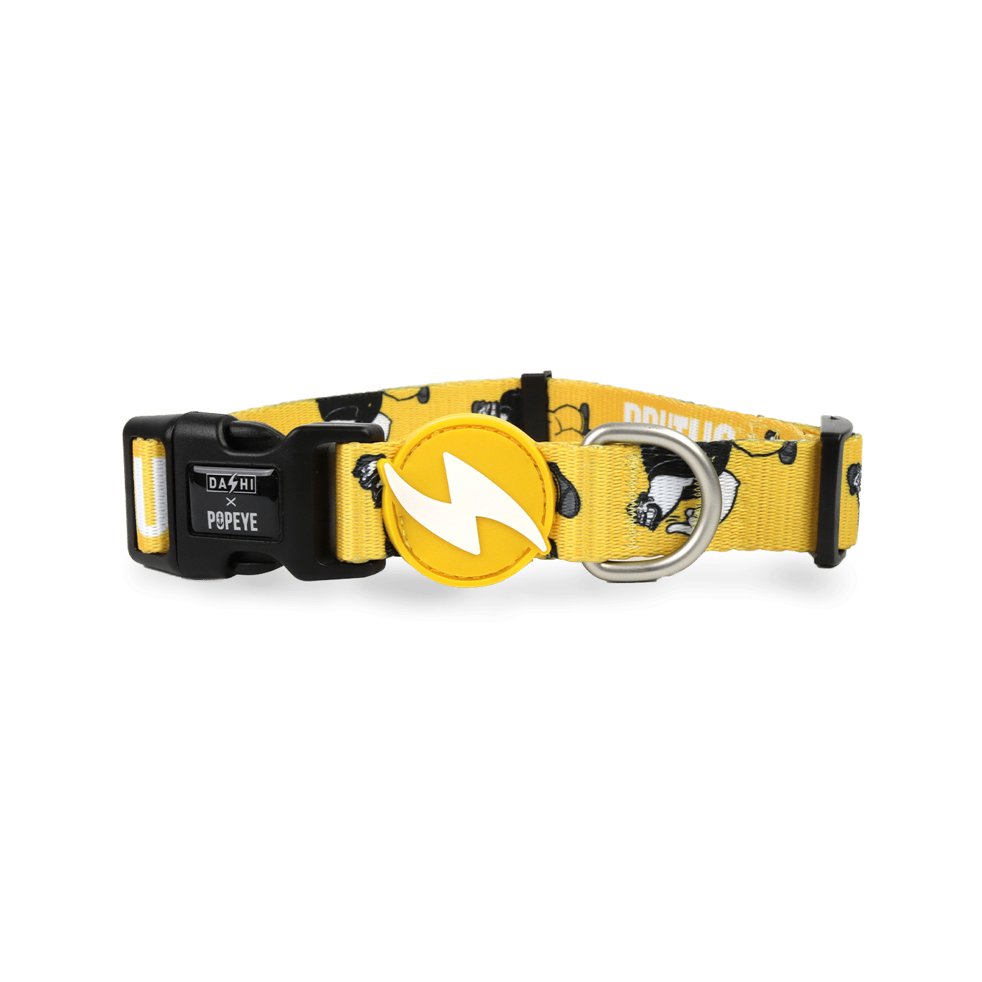 Collar de poli&eacute;ster Brutus para perros color Amarillo, , large Imagen numero 1