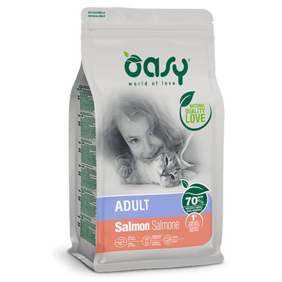 OASY GATO ADULT SALMON 1.5 KG, , large Imagen numero 1