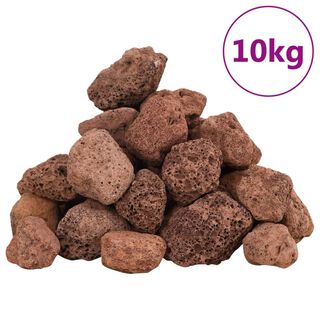 Vidaxl Rocas Volcánicas Rojas para acuario