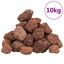 vidaXL Rocas volcánicas rojas 10 kg 3-5 cm, , large indicador imagen numero 1