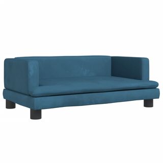 Vida XL Cama en forma de sofá Azul para perros