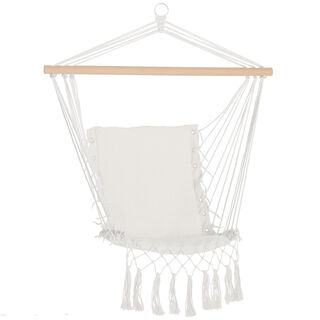 Outsunny Silla Colgante Blanco 