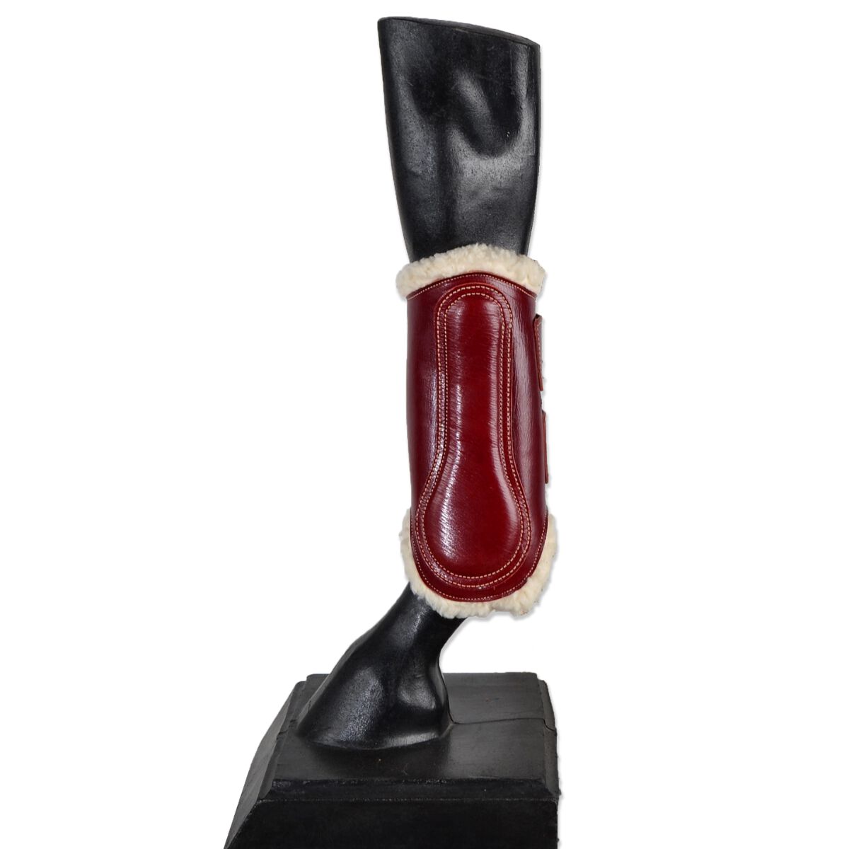 Guarnicioneria Los Nietos Protectores Borrego Color Cereza Equipamiento Para El Caballo