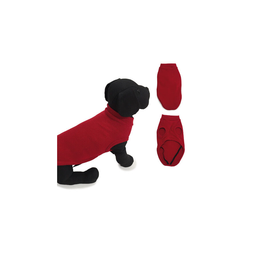 MI&DOG Jersey Liso rojo para perros, , large Imagen numero 1