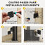PawHut Barrera para Perros Negro, , large indicador imagen numero 5