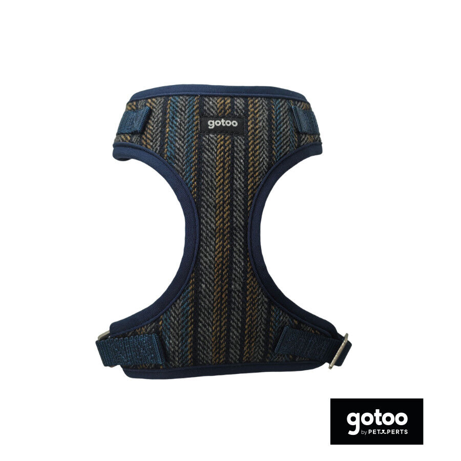 Gotoo Arn&eacute;s tipo camiseta Tweed azul para perros, , large Imagen numero 2