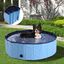 Bañera plegable PawHut para mascotas color Azul Celeste, , large indicador imagen numero 2